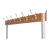Single Bench with Hangers | OoYes: Where the need calls