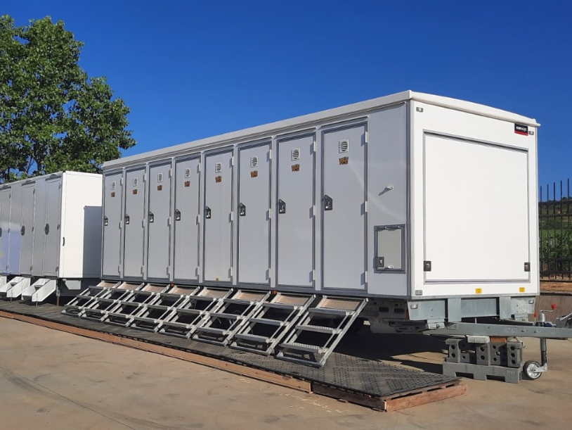 VIP sanitary trailer